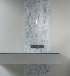 mosaïque d'intérieur / murale / en verre / carrée