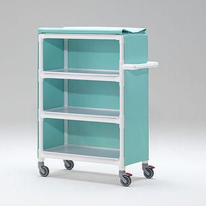 chariot à linge / pour établissement médicalisé / professionnel / en plastique