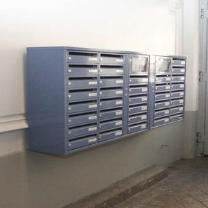 Boîte Aux Lettres Murale En Acier étanche - Moderne, Noire, Avec Serrure - Résidentiel & Commercial