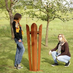 brasero de jardin à bois