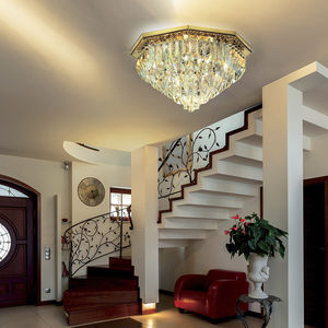 plafonnier classique / en métal / en cristal / à LED