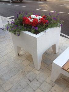 jardinière en béton