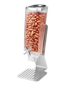 distributeur de produits alimentaires secs sur plan