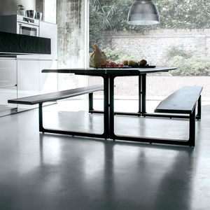 ensemble table et bancs contemporain