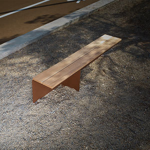 banc de jardin contemporain