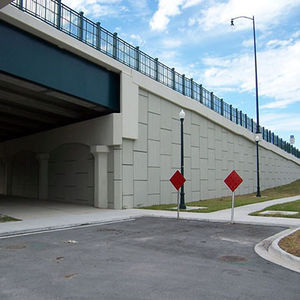 mur de soutènement en béton