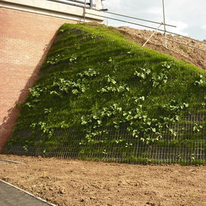 mur de soutènement en acier / en sol renforcé / routier
