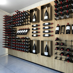 range-bouteille en bois