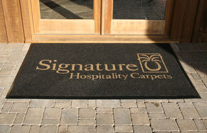 tapis d'entrée professionnel / en caoutchouc