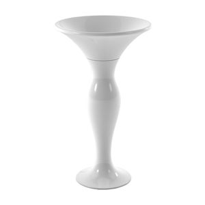 vasque sur pied / ronde / en céramique / contemporaine