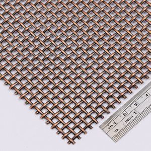 maille métallique en bronze