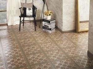 carrelage d'intérieur / de sol / en céramique / à motif géométrique
