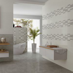 carrelage de salle de bain / mural / en céramique / à rayures