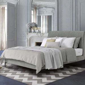 tête de lit pour lit double / contemporaine / en tissu / tapissée