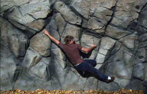 mur d'escalade fixe