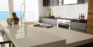 plan de travail en composite quartz