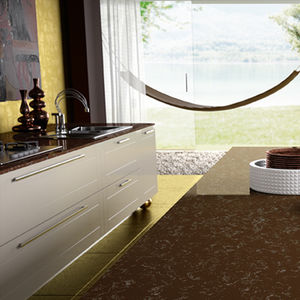 plan de travail en composite quartz