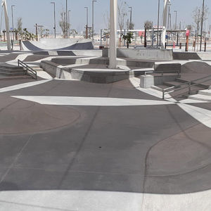 skatepark en béton