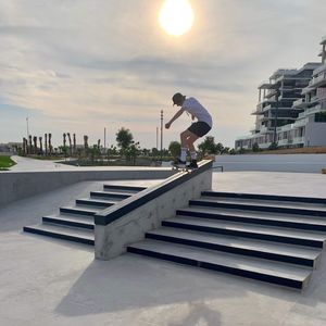 skatepark en béton
