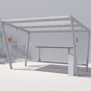 abri multifonction pour espace public