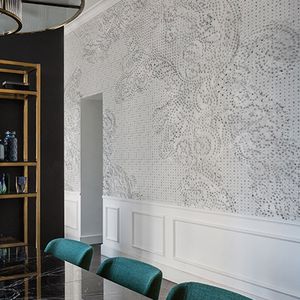 papier peint contemporain / à motif baroque