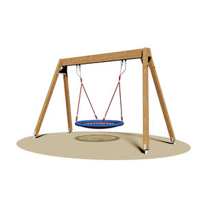 balançoire en bois