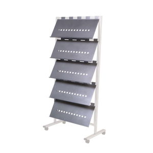 porte-brochures sur pied