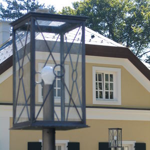 lampadaire de jardin / classique / en métal / à LED