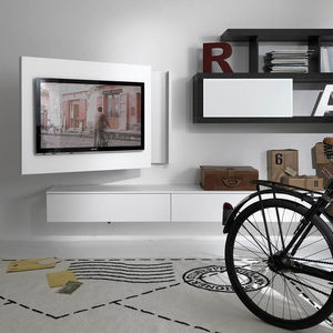 support TV mural contemporain 1