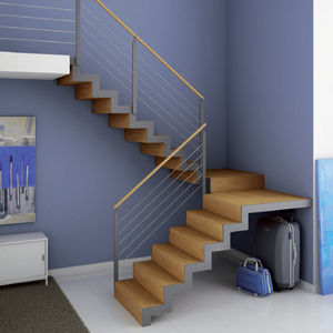 escalier demi-tournant