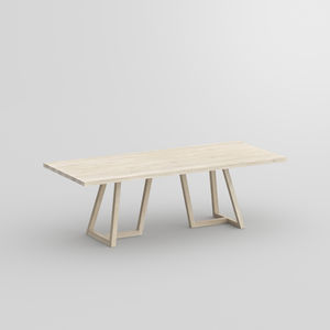 table à manger design original / en chêne / en noyer / en bois massif