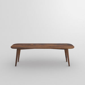 banc design / en chêne / en bois massif / en noyer