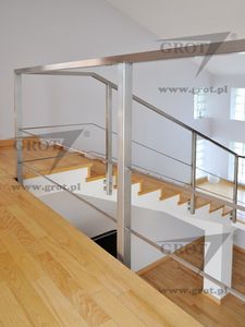 garde-corps en acier / à barreaux / d'intérieur / pour escalier