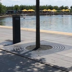 grille d'arbre carrée