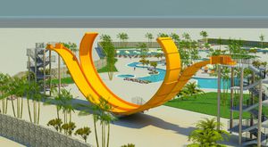 rampe pour parc aquatique