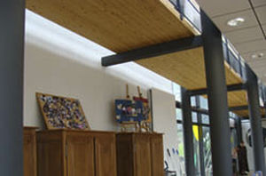 dalle de plancher en bois