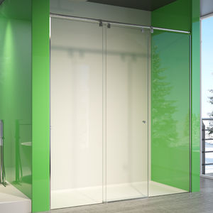 paroi de douche coulissante / en niche / en verre
