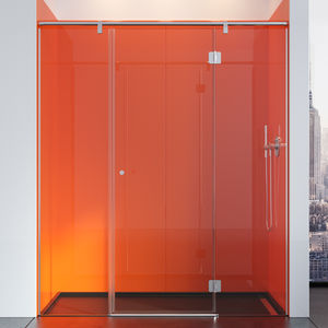 paroi de douche battante / en niche / en verre