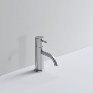 mitigeur pour vasque / sur plan / en métal / 1 trou