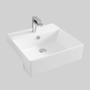 vasque semi-encastrée