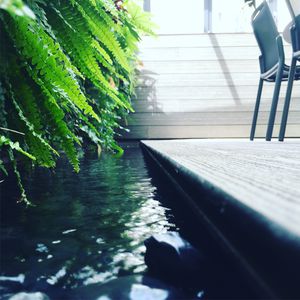 mur d'eau acier inox