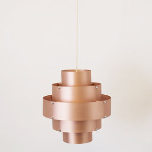 suspension / contemporaine / en cuivre / fait main
