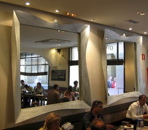 miroir mural / psyché / suspendu / design original
