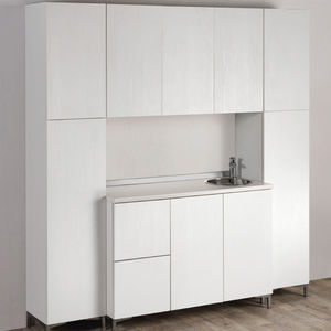 meuble avec lavabo pour salon de coiffure 1