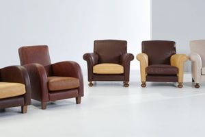 fauteuil classique / en cuir / pour enfant