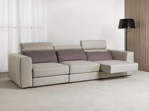 canapé contemporain / en tissu / inclinable