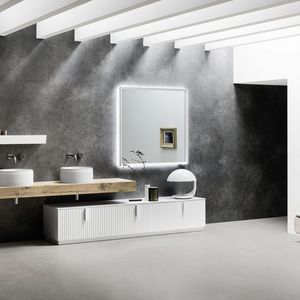 miroir de salle de bain mural
