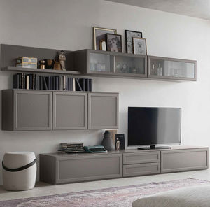 ensemble TV mural contemporain 1