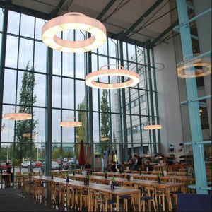suspension / contemporaine / en nickel / en tissu