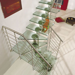 escalier quart tournant